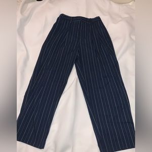 UO Navy with pinstripes Trousers Size M